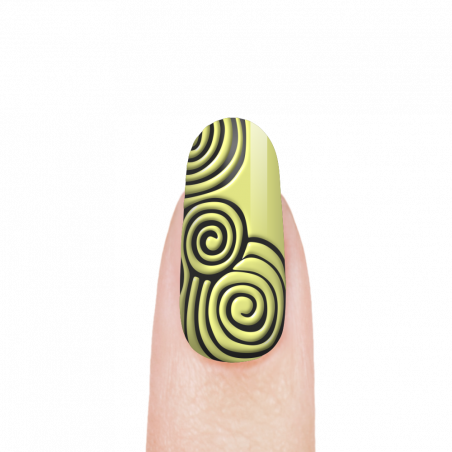 Гель-краска для резки и чеканки 3D объёмных элементов на ногтях CAR-03 Narcissus