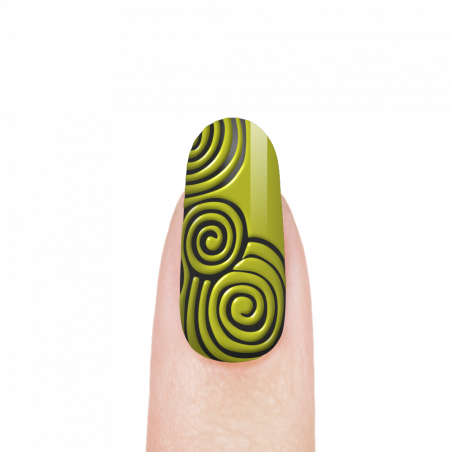 Гель-краска для резки и чеканки 3D объёмных элементов на ногтях CAR-04 Dracaena