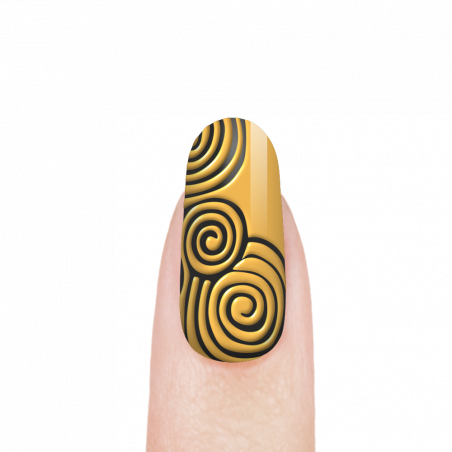 Гель-краска для резки и чеканки 3D объёмных элементов на ногтях CAR-05 Begonia