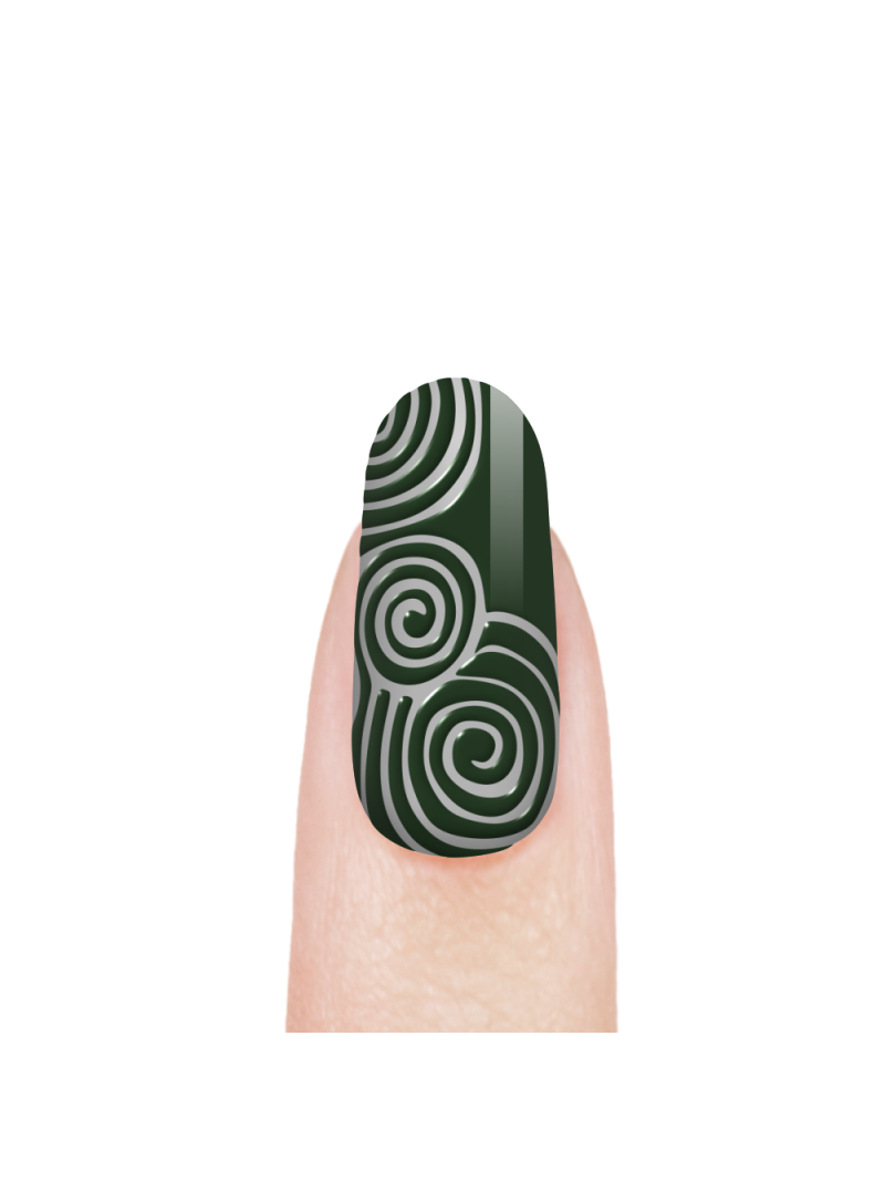 Купить гель-краску для резки и чеканки 3D объёмных элементов на ногтях CAR-12 Oleander CARVING