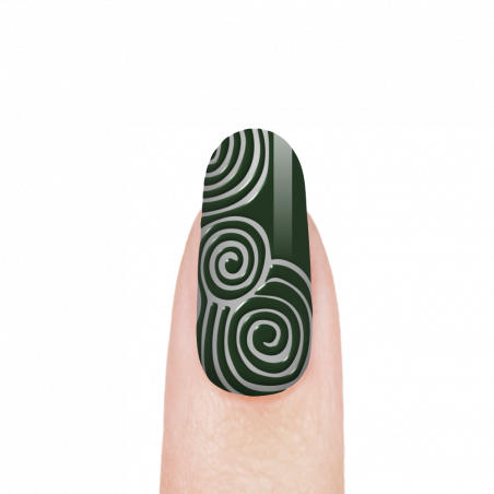 Гель-краска для резки и чеканки 3D объёмных элементов на ногтях CAR-12 Oleander