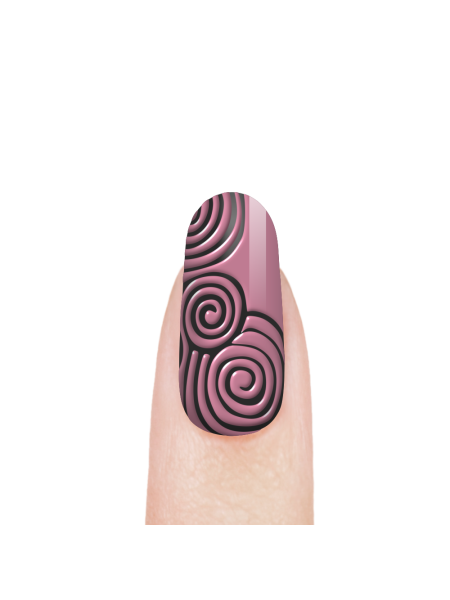 Купить гель-краску для резки и чеканки 3D объёмных элементов на ногтях CAR-17 Gloxinia CARVING