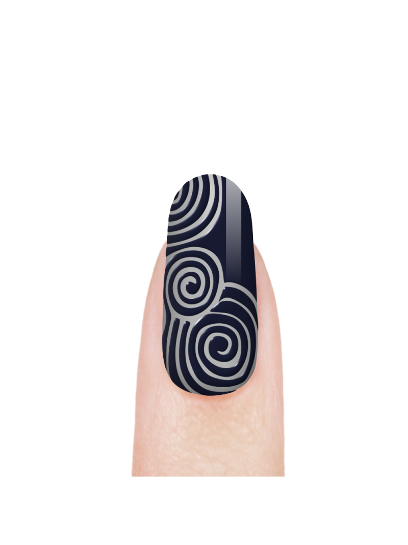 Купить гель-краску для резки и чеканки 3D объёмных элементов на ногтях CAR-24 Forget-me-not CARVING