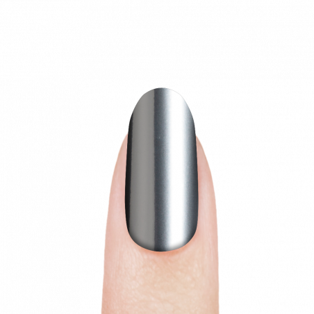 Гель-краска для ногтей с эффектом полной металлизации Зеркало-1