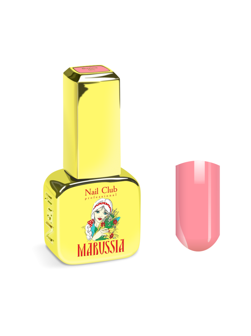 Купить эмалевый гель-лак для ногтей с липким слоем M5 Buzina MARUSSIA