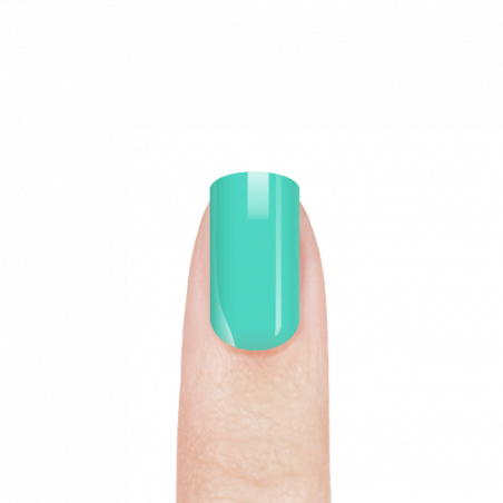 Эмалевый гель-лак для ногтей с липким слоем 1027 Turquoise