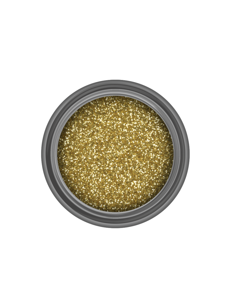 Купить мелкий глиттер для дизайна ногтей Yellow