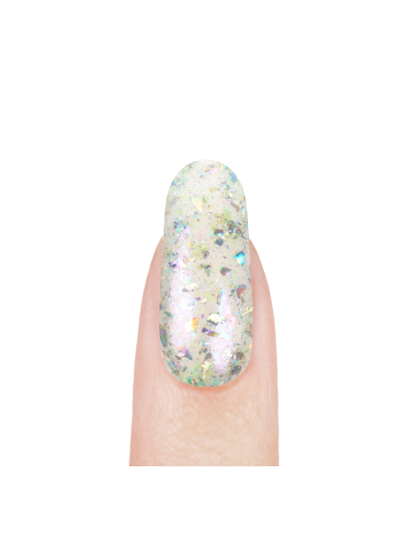 Купить пигмент для ногтей с голограммными хлопьями Satin LUMI