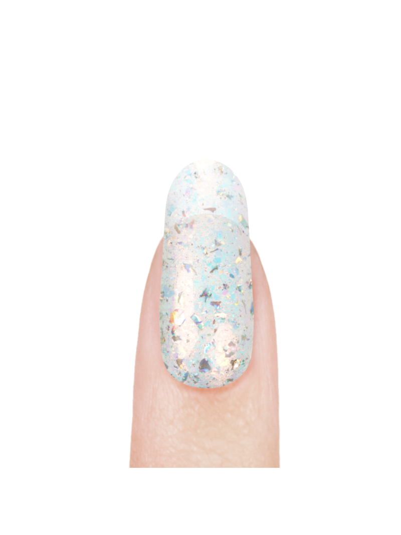 Купить пигмент для ногтей с голограммными хлопьями Chiffon LUMI