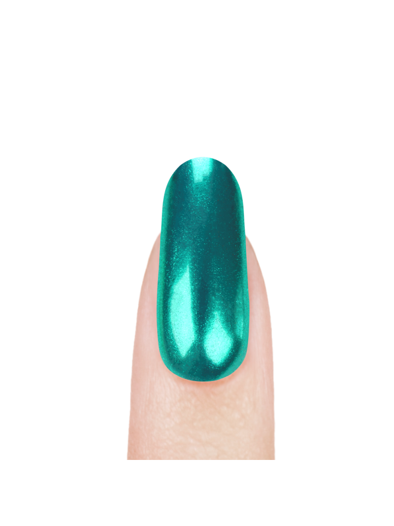 Купить зеркальный пигмент для ногтей Aquamarine