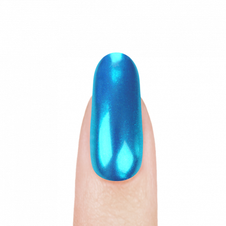 Зеркальный хромовый пигмент для ногтей Sapphire