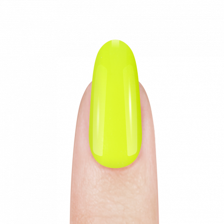 Неоновая акриловая пудра для моделирования ногтей N01 Neon Lemon