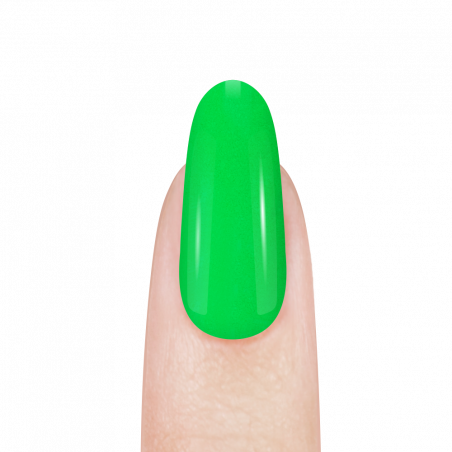Неоновая акриловая пудра для моделирования ногтей N02 Neon Green
