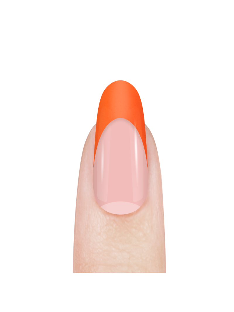 Купить акриловую пудру для моделирования ногтей и френча N04 Neon Orange