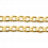 Цепь для нейл дизайна Golden Chain №5 METALLIC DECOR, 50 см