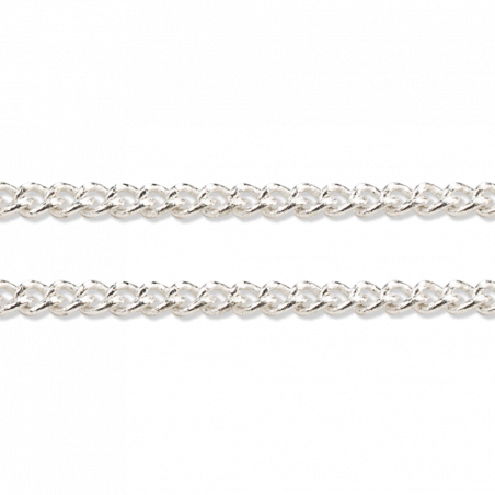 Цепь для нейл дизайна Silver Chain №1 METALLIC DECOR, 50 см