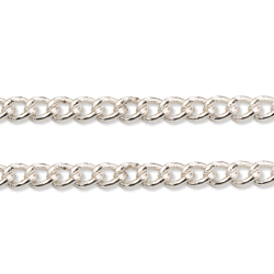 Цепь для нейл дизайна Silver Chain №2 METALLIC DECOR, 50 см