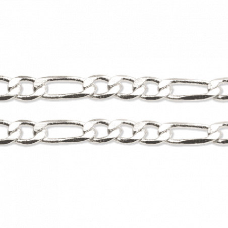Цепь для нейл дизайна Silver Chain №3 METALLIC DECOR, 50 см