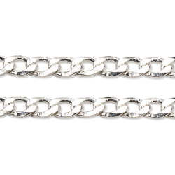 Цепь для нейл дизайна Silver Chain №4 METALLIC DECOR, 50 см