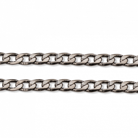 Цепь для нейл дизайна Black Chain №1 METALLIC DECOR, 50 см