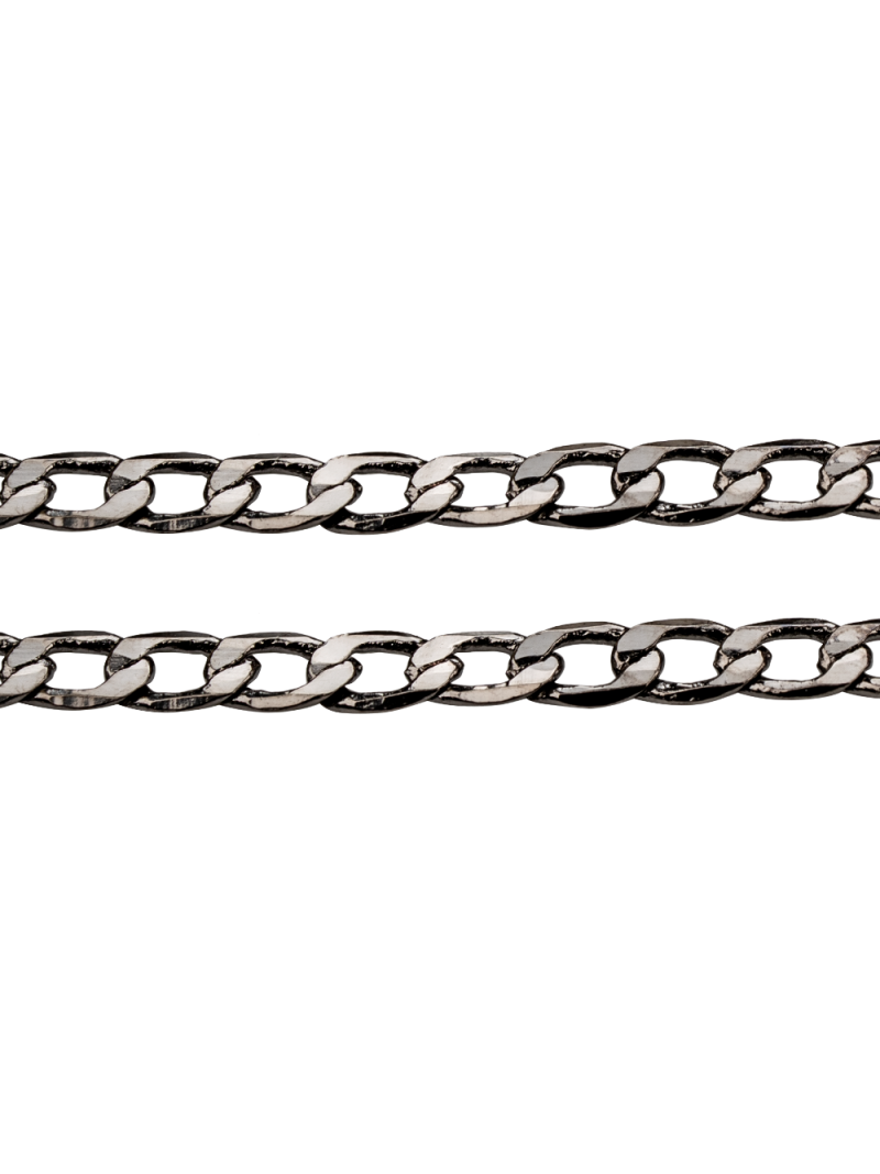 Купить цепь для нейл дизайна Black Chain №2 METALLIC DECOR, 50 см