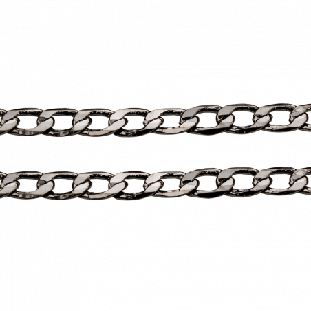 Цепь для нейл дизайна Black Chain №2 METALLIC DECOR, 50 см