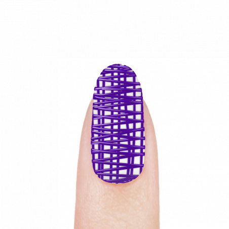 Гель-краска для эффекта паутинки на ногтях SK-09 Violet Ball