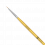 Тонкая маникюрная кисть для техники «литьё» 1/2N-RG (серебряный дизайн)