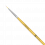 Тонкая маникюрная кисть для прорисовок гель-красками 2 Soft Lines (серебряный дизайн)