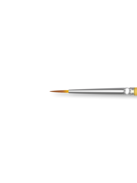 Купить маникюрную кисть для мазковой росписи ногтей 2/2N-RG (серебряный дизайн)