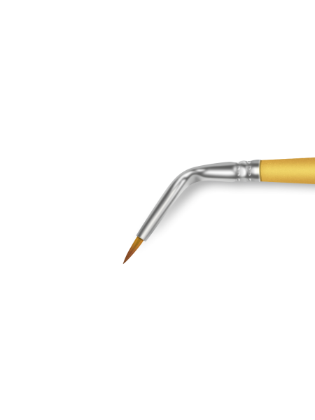 Купить маникюрную кисть для горизонтальных линий 2/2N-RG (серебряный дизайн)