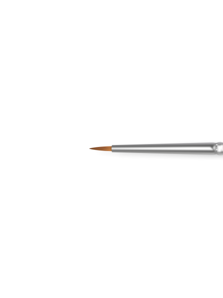 Купить маникюрную кисть для лепки гелем и росписи 2N-PLASTILINE (серебряный дизайн)