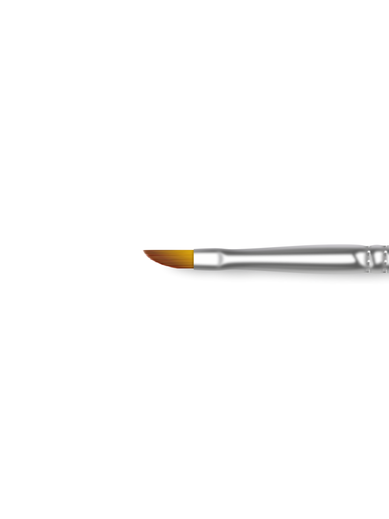 Купить маникюрную кисть для росписи 2N-MF (серебряный дизайн)