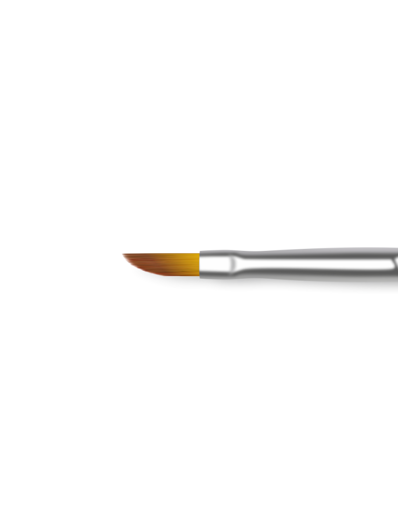 Купить маникюрную кисть для росписи 3N-MF (серебряный дизайн)