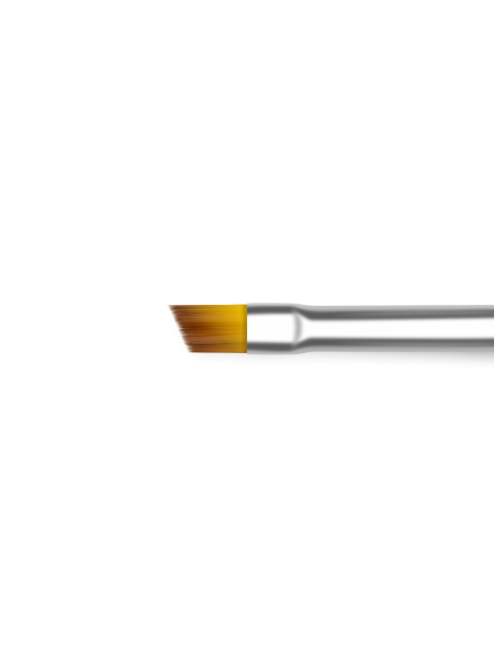 Купить маникюрную кисть для френча и росписи 4N-OS/FR-D (серебряный дизайн)