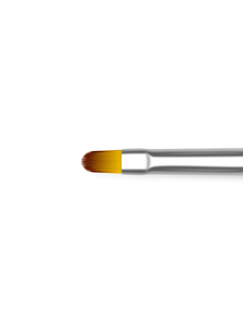 Купить маникюрную кисть для лепки и моделирования 4N-GG (серебряный дизайн)