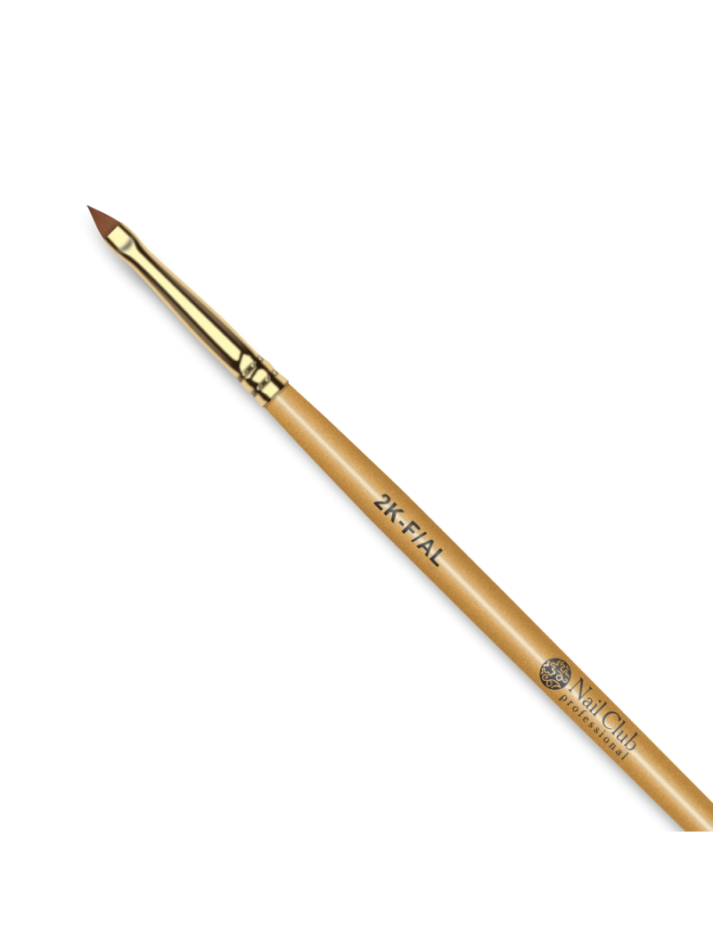 Купить маникюрную кисть из меха колонка для лепки акрилом 2K-F/AL