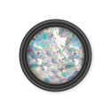 Хлопья для дизайна ногтей Bohemia CRYSTAL с эффектом голограммы AB