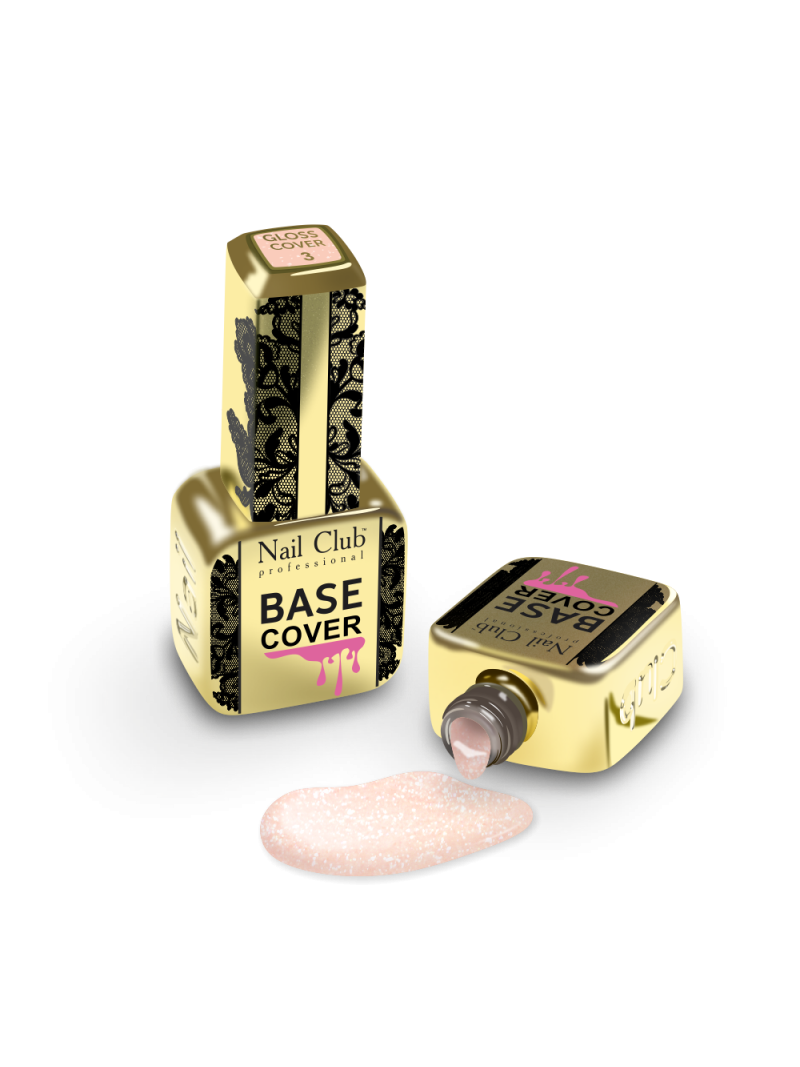 Купить камуфлирующую базу для ногтей BASE GLOSS COVER 3 Nail Club