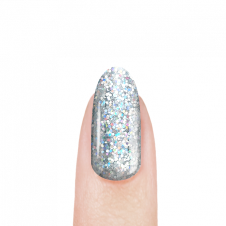 Гель-краска для ногтей с металлическими хлопьями S-28 Hologram