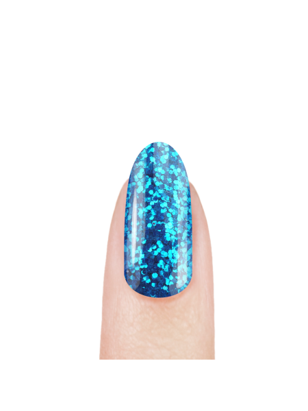 Купить гель-краску для ногтей с липким слоем GML-14 Cobalt с эффектом металлик