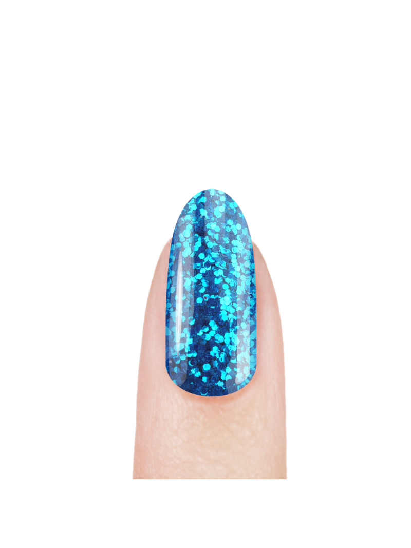 Купить гель-краску для ногтей с липким слоем GML-14 Cobalt с эффектом металлик