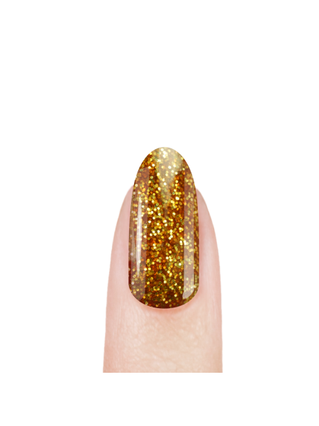 Купить гель-краску для ногтей с липким слоем GML-21 Brass с эффектом металлик
