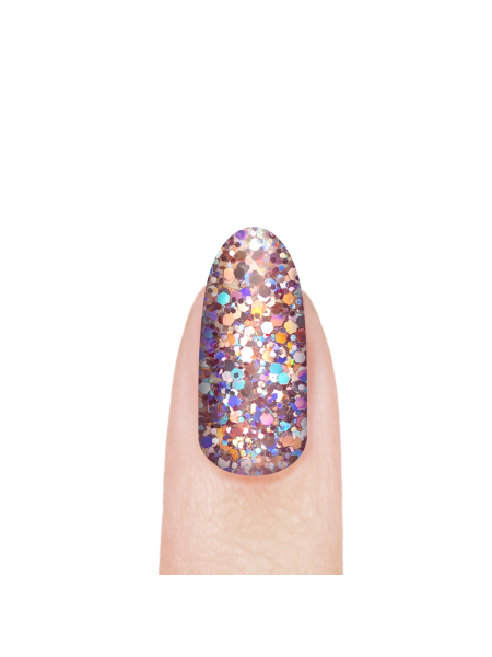 Купить гель-краску для ногтей с глиттером GB-04 Tourmaline Brilliance Nail Club