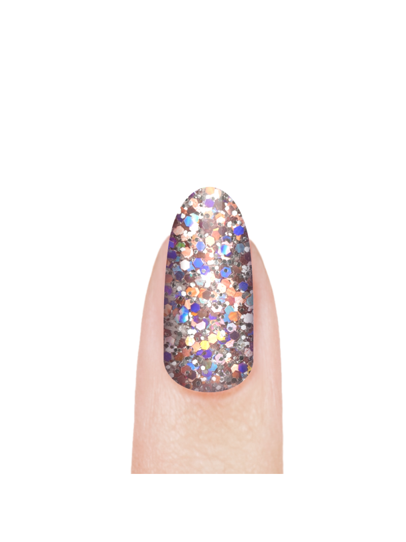 Купить гель-краску для ногтей с глиттером GB-05 Smoke Topaz Brilliance Nail Club