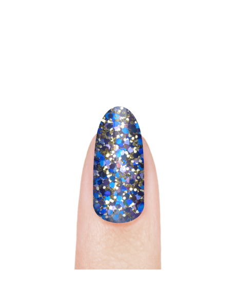 Купить гель-краску для ногтей с глиттером GB-08 Tanzanite Brilliance Nail Club