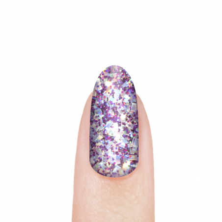 Гель-краска для ногтей с глиттером GB-16 Obsidian