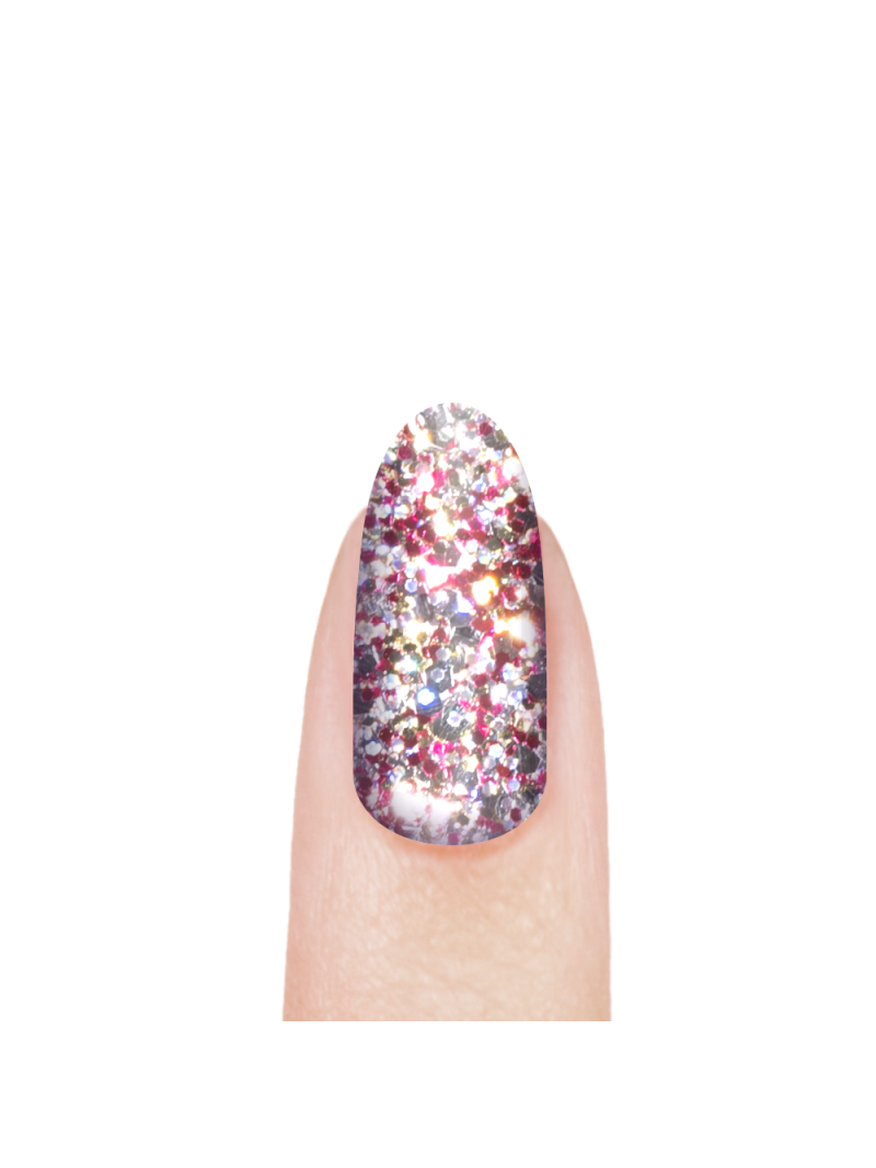 Купить гель-краску для ногтей с глиттером GB-20 Poudretteite