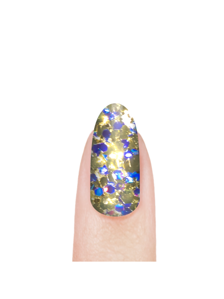 Купить гель-краску для ногтей с глиттером GB-24 Bismuth