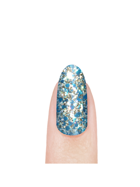 Купить гель-краску для ногтей с глиттером GB-25 Chrysoprase